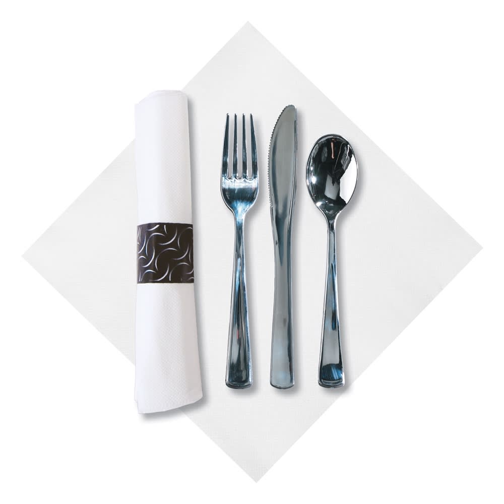 GuestSupply US | Hoffmaster® FashnPoint® CaterWrap® White Dinner